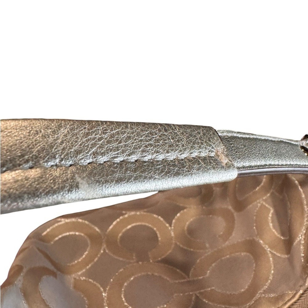 Coach Kristin Op Art Metallic East West Crossbody Bag NWT - Picture 7 of 16